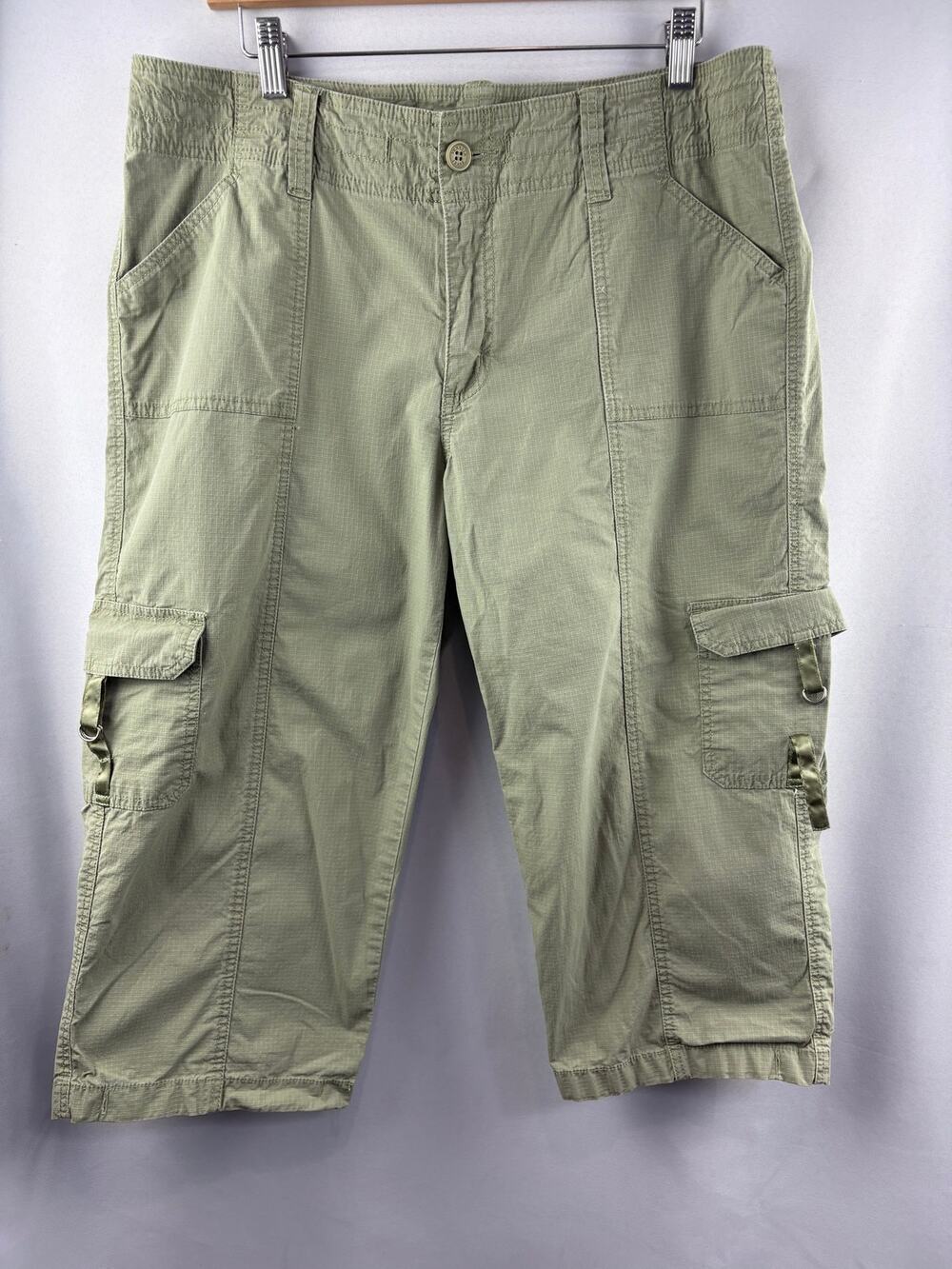 Women’s Venezia Size 14 Army Green Cargo Capris
